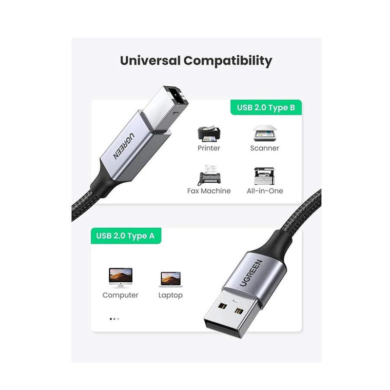 کابل پرینتر یوگرین مدل US369-80804 طول 3 متر