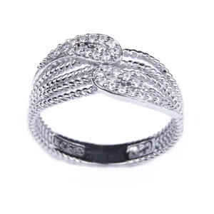 انگشتر نقره زنانه کد 122