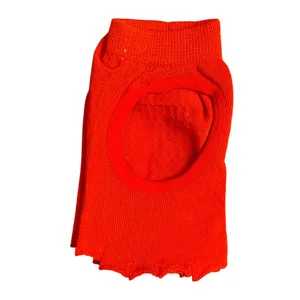 جوراب ساق کوتاه ورزشی زنانه مدل یوگا نیم انگشتی