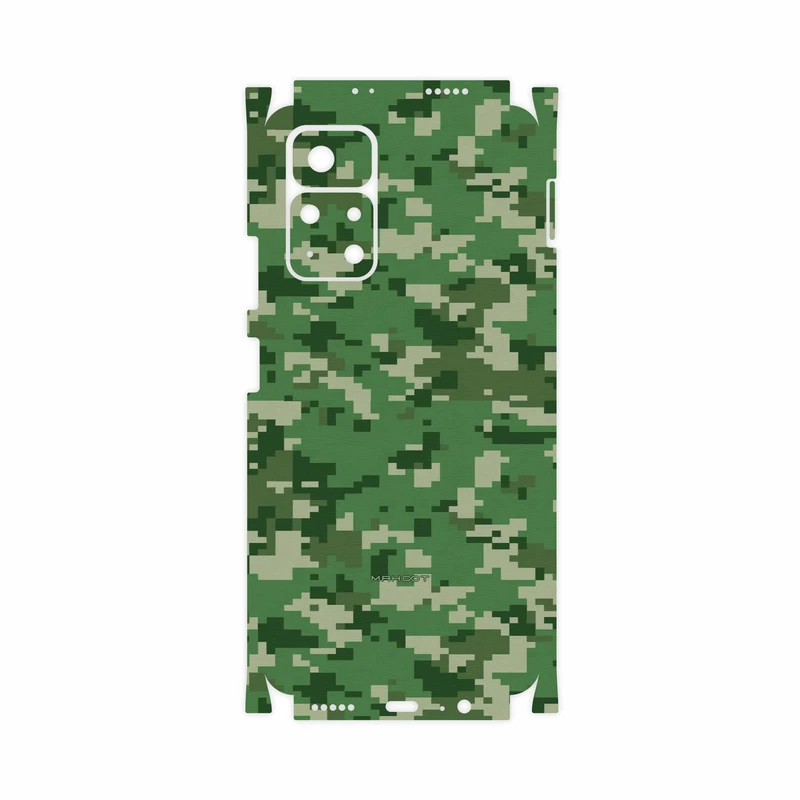 برچسب پوششی ماهوت مدل Army-Green-Pixel-FullSkin مناسب برای گوشی موبایل شیائومی Poco M4 Pro 5G