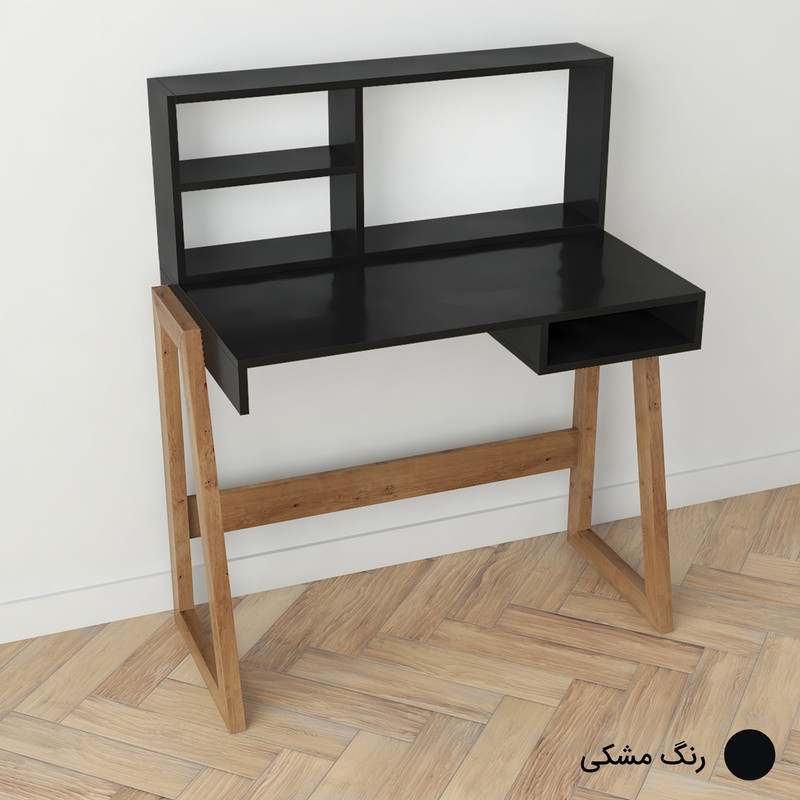 میز تحریر طرح کتابخانه دار مدل کاوه 1 کد BK-K1