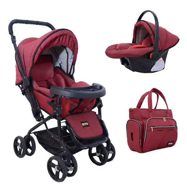 ست کالسکه و کریر کد 134 به همراه ساک لوازم کودک