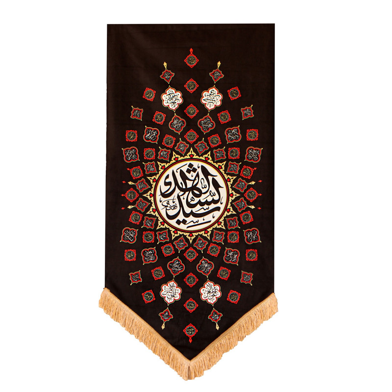 پرچم مدل کتیبه محرم طرح اصحاب حسین سیدالشهدا علیه السلام کد 40001404