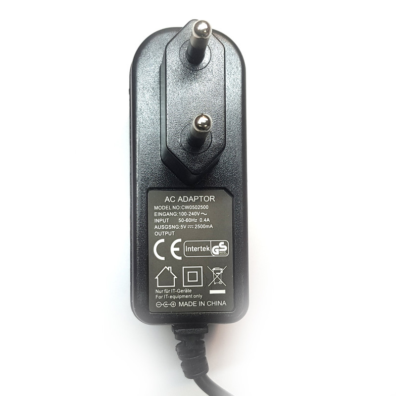 آداپتور 5 ولت 2.5 آمپر مدل CW0502500