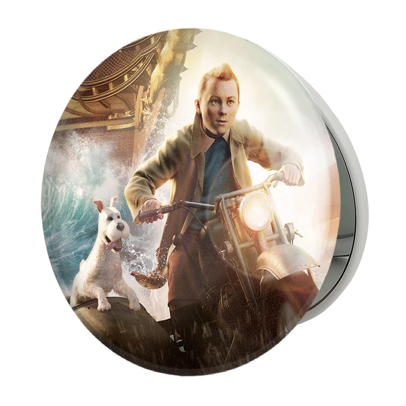 آینه جیبی خندالو طرح ماجراهای تن تن مدل تاشو کد 27975 