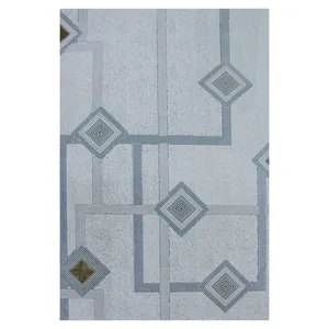فرش ماشینی ابریشمی پرشین طرح وینتیج کد HA6031 زمینه طوسی