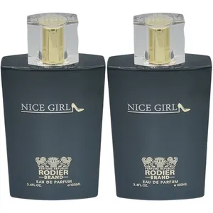 ادوپرفیوم زنانه رودیر مدل NICE GIRL با رایحه گرم حجم 100 میلی لیتر مجموعه دو عددی