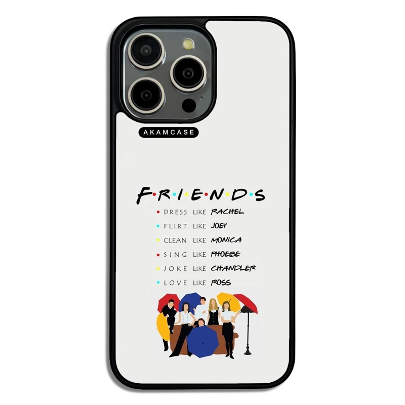 کاور آکام مدل AMCWA15PROMAX-FRIENDS7 مناسب برای گوشی موبایل اپل iPhone 15 Pro Max