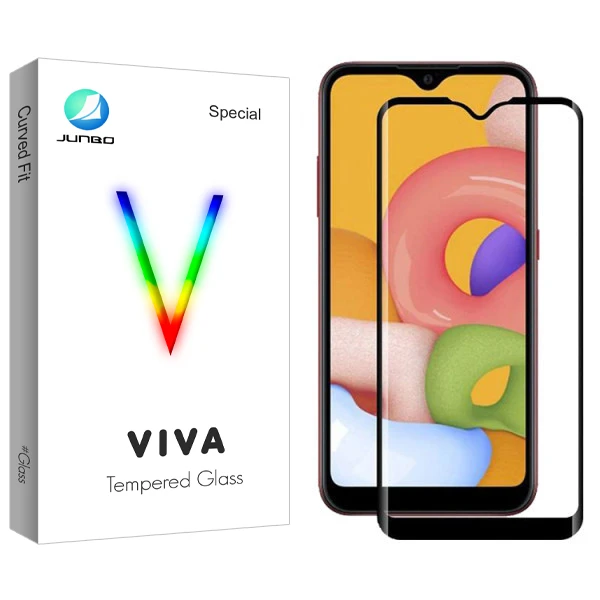 محافظ صفحه نمایش سرامیکی جانبو مدل Viva Glass مناسب برای گوشی موبایل سامسونگ Galaxy A01