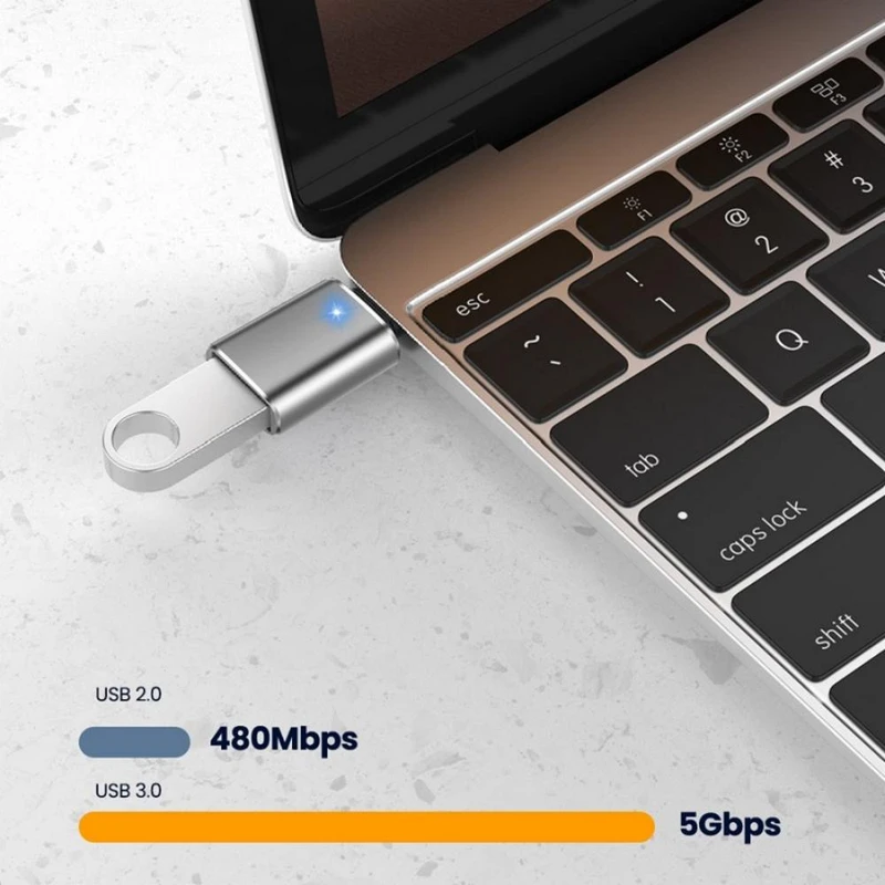 عکس شماره 20 : مبدل usb 3.2 otg به usb-c مدل pm-401