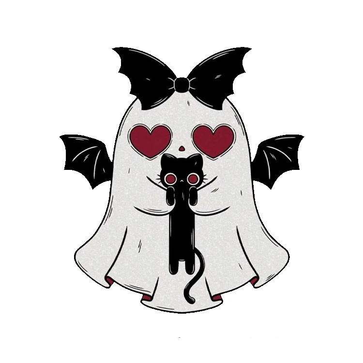 استیکر پارچه و لباس پاد آفرین مدل ترسناک فانتزی کد 738