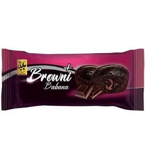 کیک برونی پلاس بابانا - 55 گرم بسته 24 عددی