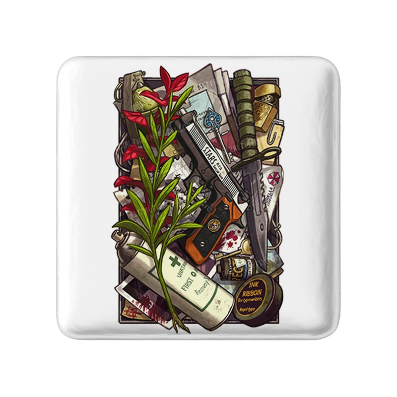 پیکسل خندالو طرح بازی رزیدنت اویل (Resident Evil) مدل مربعی کد 31682