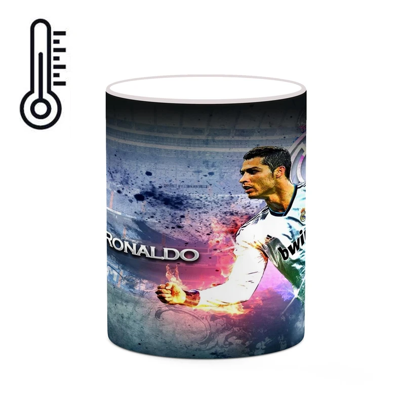 ماگ حرارتی کاکتی طرح Ronaldo رونالدو مدل mgh43063
