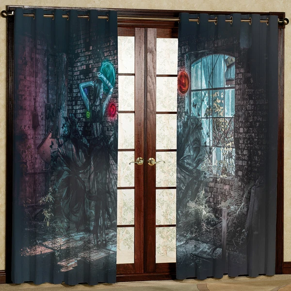 پرده مدل مخمل پانچی کد 6769 سایز 280x140 سانتی متر