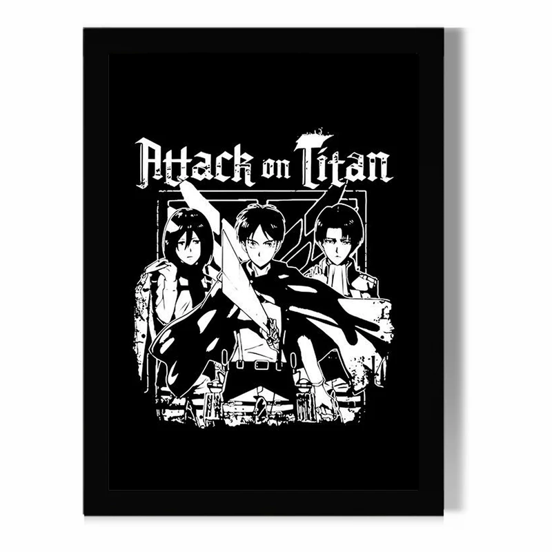 تابلو مدل دیواری طرح انیمه اتک آن تایتان | Attack on titan کد FD081
