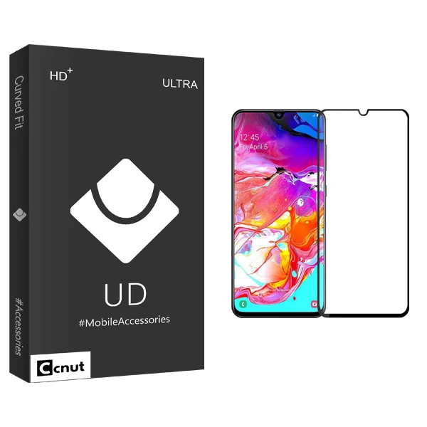 محافظ صفحه نمایش کوکونات مدل UD Black مناسب برای گوشی موبایل سامسونگ Galaxy A70