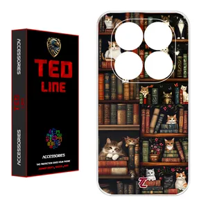 کاور تدلاین طرح گربه کد 1188 مناسب برای گوشی موبایل شیائومی Poco X7 / Redmi Note 14 Pro 4G