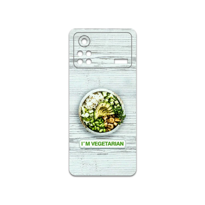 برچسب پوششی ماهوت مدل Im-vegetarian مناسب برای گوشی موبایل شیائومی Poco X4 Pro 5G