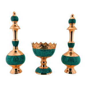 ست سه تکه آجیل خوری و تنگ گیلاسی فیروزه کوبی حامد کریمی کد hf112-128