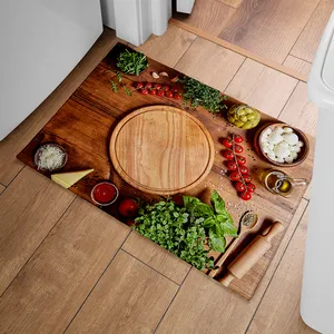 پادری  مدل  مخمل  طرح  آشپزخونه کد PD068  سایز  50x80 سانتی متر