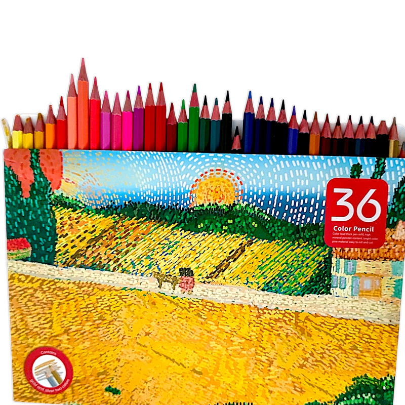 مداد رنگی 36 رنگ پرودون مدل 3636