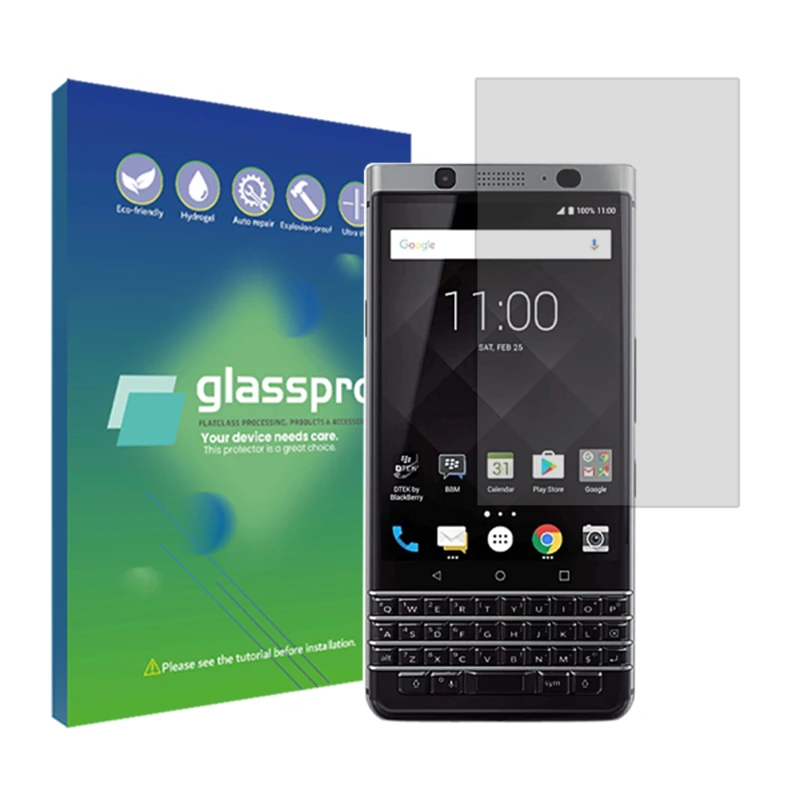 محافظ صفحه نمایش شفاف گلس پرو مدل Resistant مناسب برای گوشی موبایل بلک بری Keyone