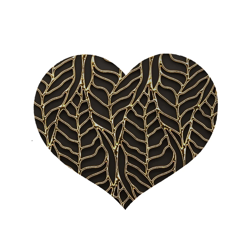 پادری مدل قلب طرح کلاسیک کد 8872 سایز 90x90 سانتی متر ر