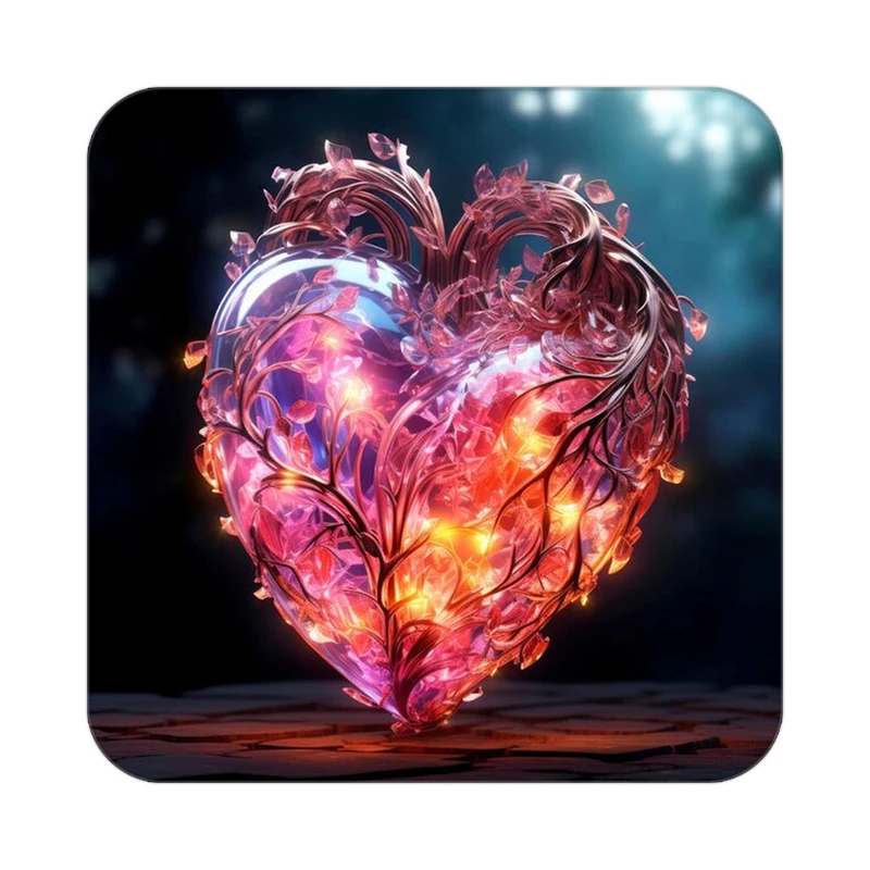 زیر لیوانی کاکتی مدل عاشقانه کد mp11491