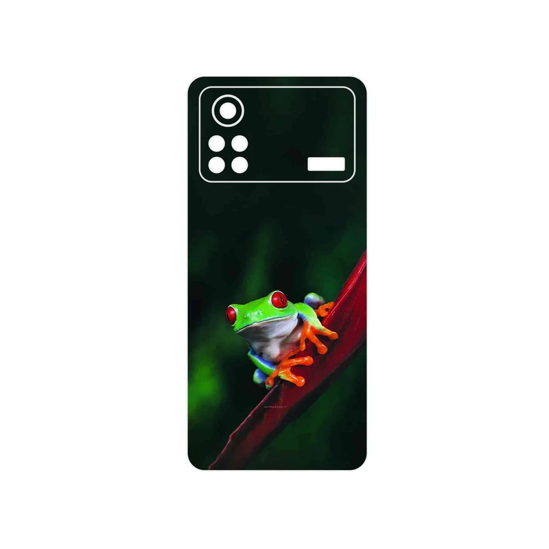 برچسب پوششی ماهوت مدل Frog مناسب برای گوشی موبایل شیائومی Poco X4 Pro 5G