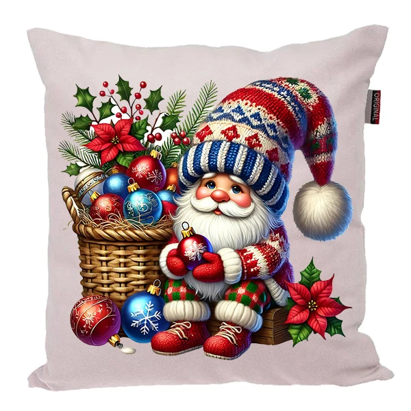 کوسن پاد آفرین مدل کریسمس طرح بابانوئل کد PK40269