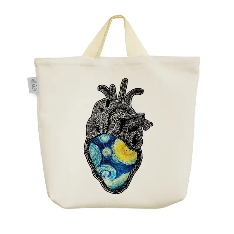 ساک خرید خندالو مدل ونسان ونگوگ کد 2181