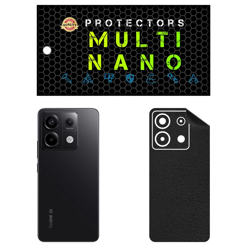 برچسب پوششی مولتی نانو طرح چرم مدل X-F1L مناسب برای گوشی موبایل شیائومی Redmi Note 13 Pro