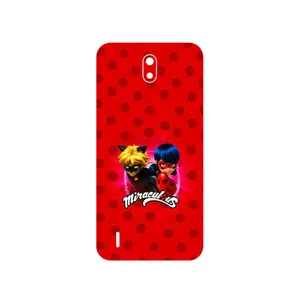 MAHOOT Ladybug and Cat Noir Cover Sticker for Nokia C1