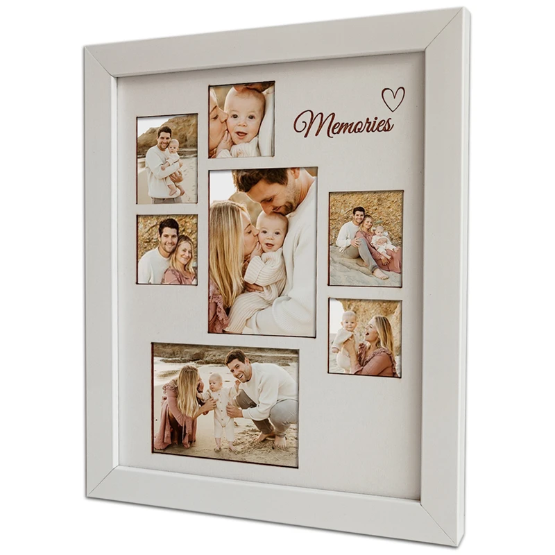 قاب عکس مدل پازلی 7 عکس memories کد W2025