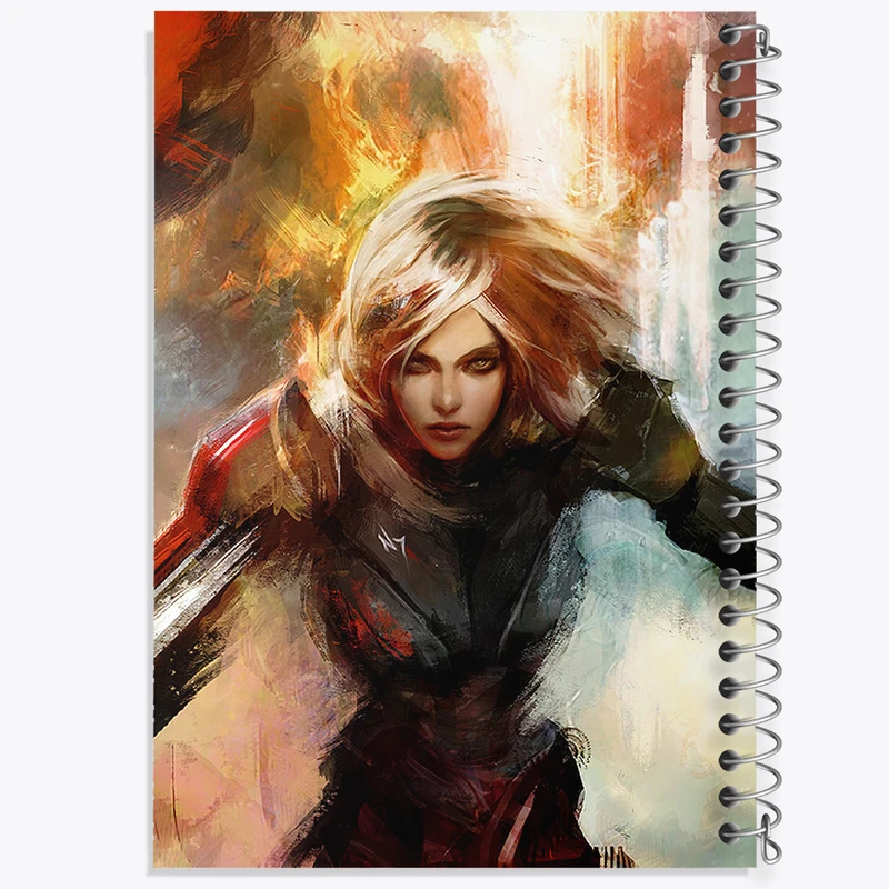 دفتر لیست خرید 50 برگ خندالو طرح بازی مس افکت (Mass Effect) کد 31552