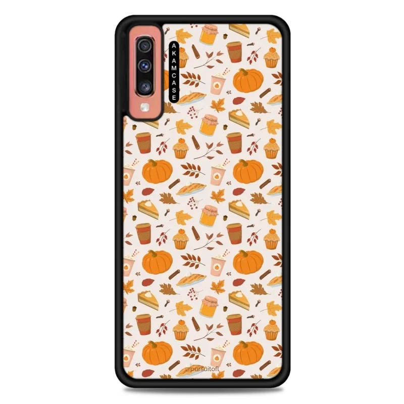 کاور آکام مدل AMC-WSGA70-PUMPKIN-20 مناسب برای گوشی موبایل سامسونگ Galaxy A70