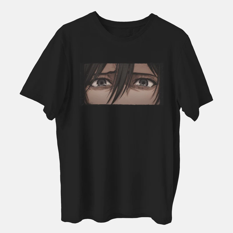 تی شرت آستین کوتاه مردانه مدل انیمه ای اتک ان تایتان کد anm347