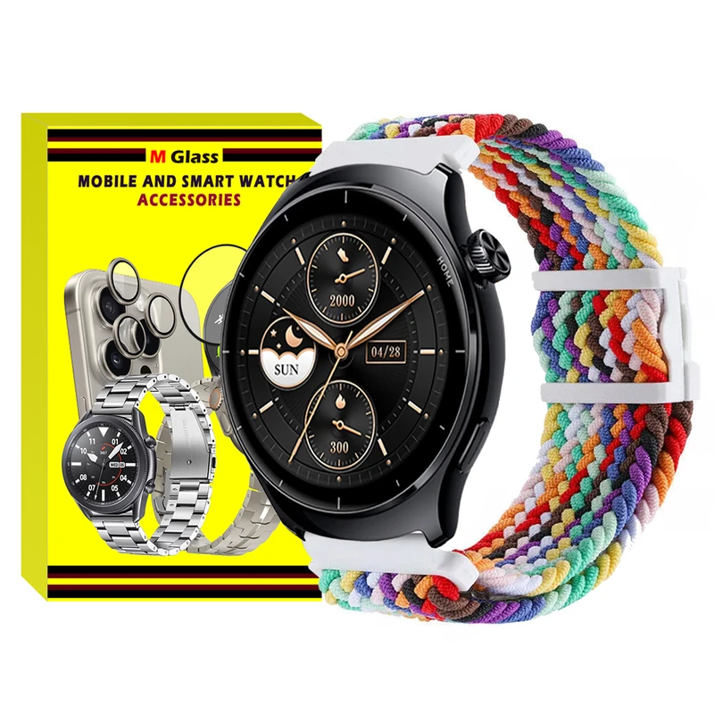 بند ام‌گلس مدل Braided Magnet MG TW مناسب برای ساعت هوشمند میبرو Lite 3 Pro