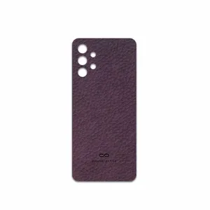 MAHOOT Purple-Leather Cover Sticker for Samsung Galaxy A32 4G