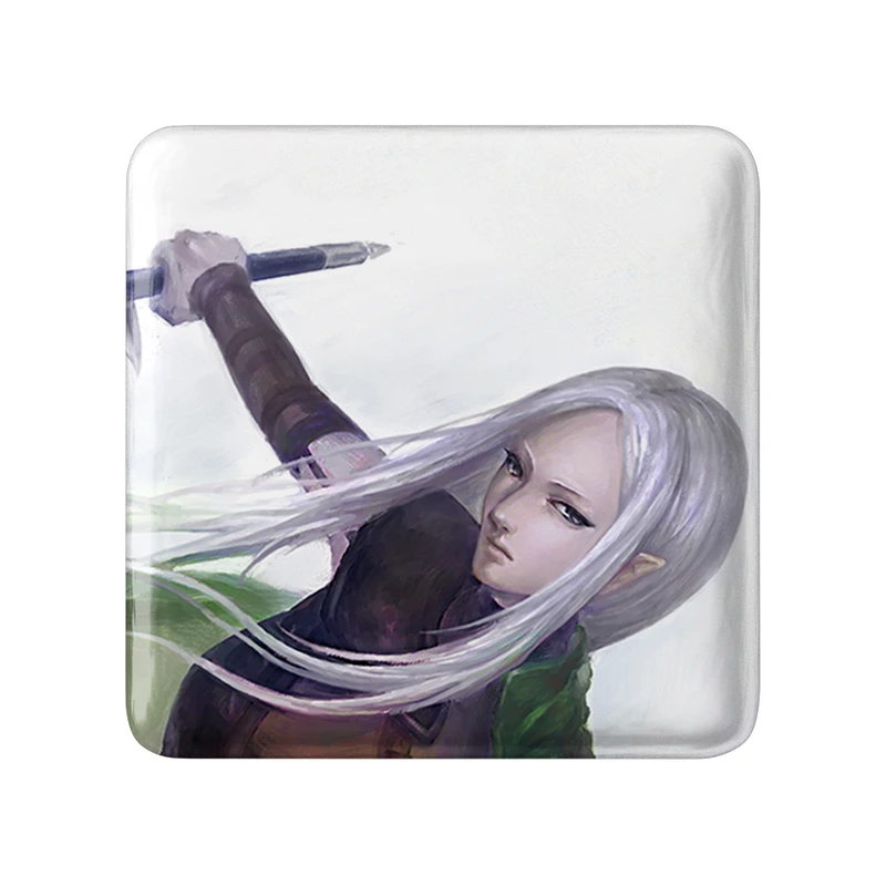 مگنت خندالو طرح ایرنه انیمه کلیمور مدل مربعی کد 33473