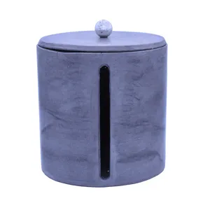 جای دستمال کاغذی مدل استوانه ای درب دار