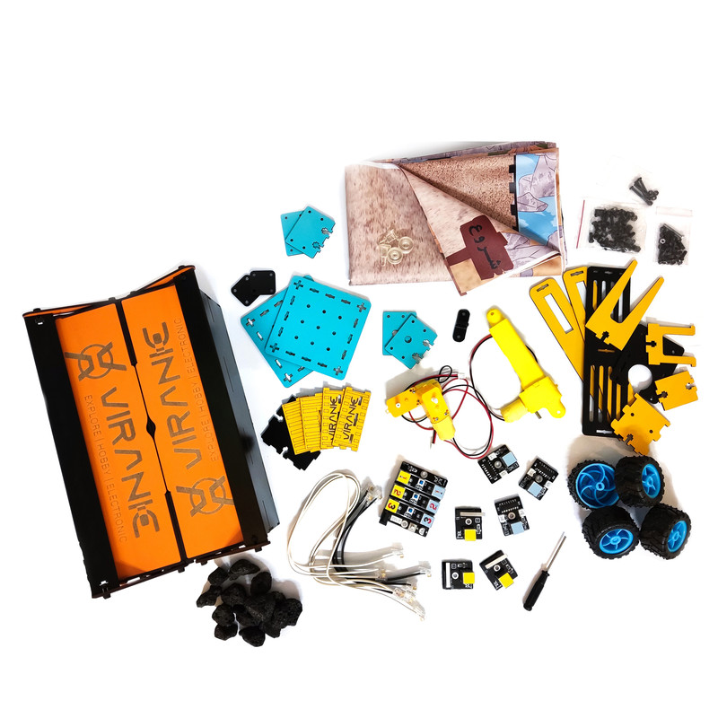 کیت اموزشی رباتیک ویرانیک مدل مقدماتی