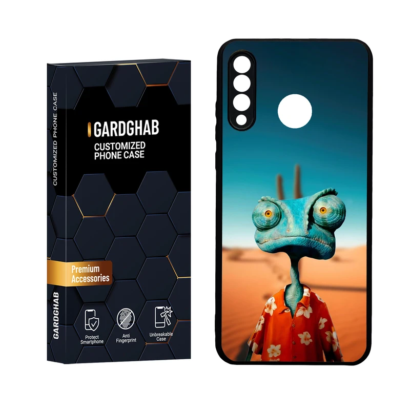  کاور گارد قاب مدل دور ژله ای پشت گلس پسرانه مناسب برای گوشی موبایل هوآوی P30 Lite