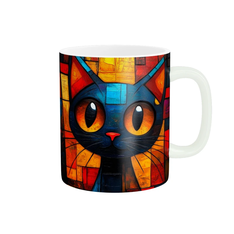 ماگ پاد آفرین طرح گربه کد 4715