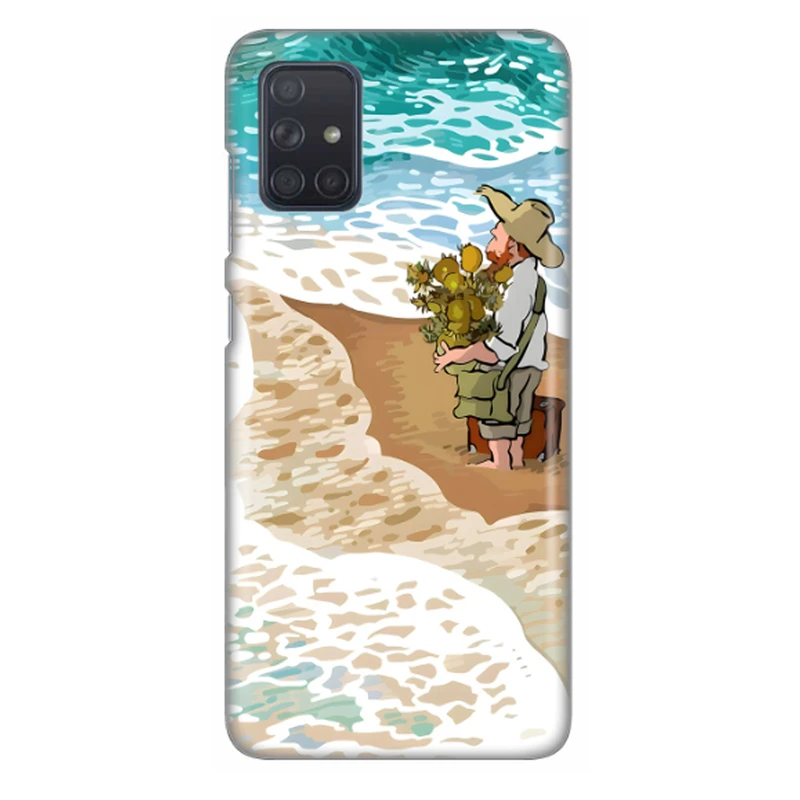 کاور طرح مرد و دریا کد DIMO-055 مناسب برای گوشی موبایل سامسونگ Galaxy A31