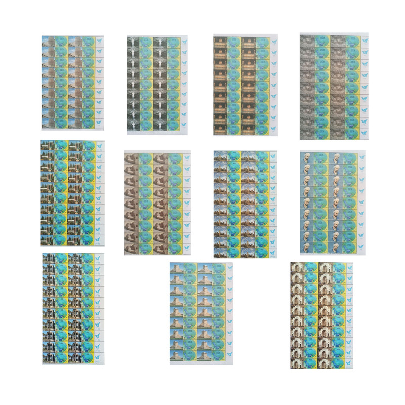 تمبر یادگاری مدل اختصاصی انجمن تمبر مجموعه 206 عددی