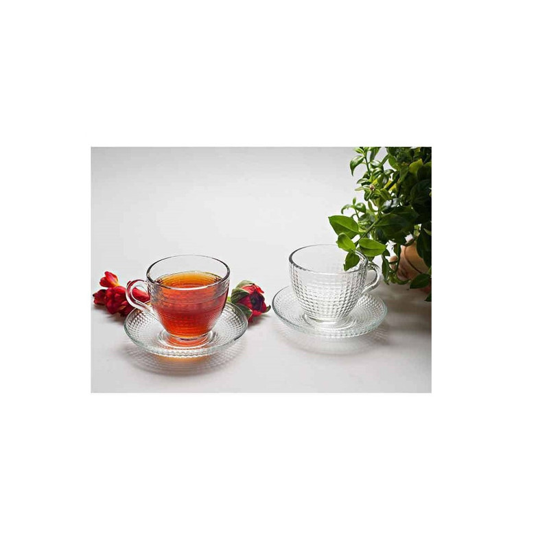 فنجان و نعلبکی بلور کاوه مدل ونیز کد 0032 بسته 6 عددی فنجان و نعلبکی بلور کاوه مدل ونیز کد 0032 بسته 6 عددی