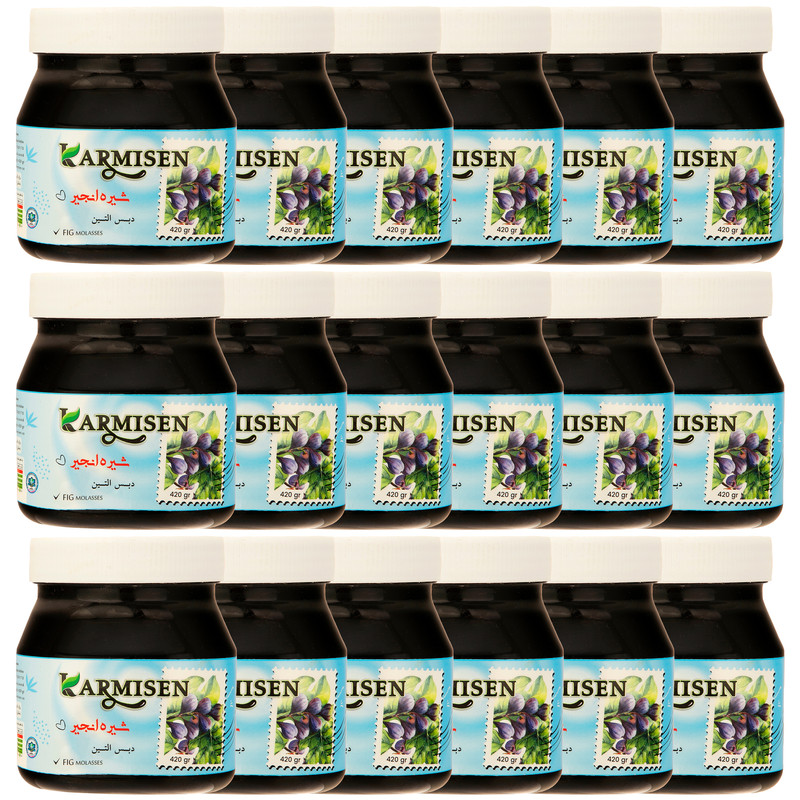 شیره انجیر ممتاز کارمیسن _ 420 گرم مجموعه 18 عددی