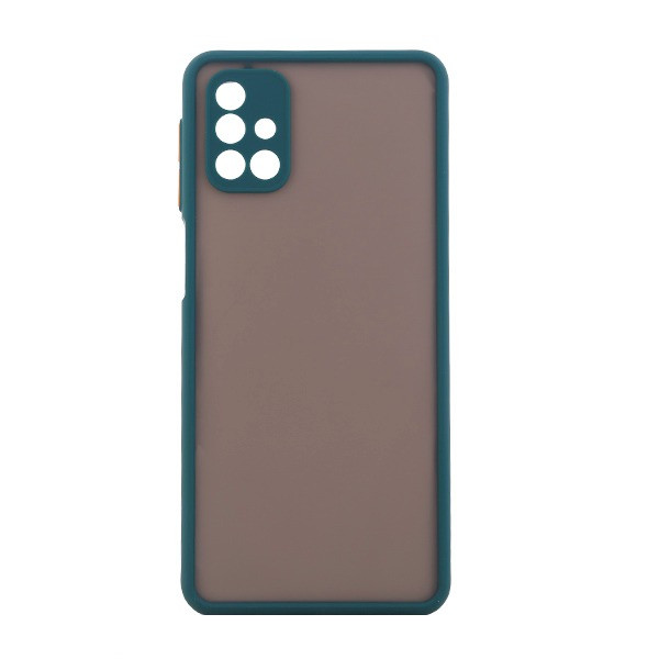کاور مدل پشت مات دکمه رنگی مناسب برای گوشی موبایل سامسونگ GALAXY M51